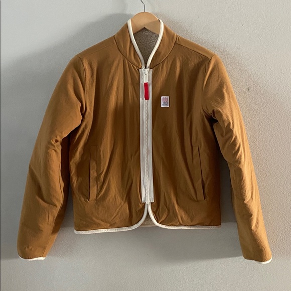 Topo Designs Women's Sherpa Jacket - Pond Blue (Teal) size S M measurements - Picture 5 of 16